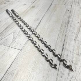 48109 Irwin 2pc- 9/16 Inch X 18 Wood Auger Bit 5/8 Hex Shank Power Pole Boring Drill Tip 48109 Irwin 2pc- 9/16 Inch X 18 Wood Auger Bit 5/8 Hex Shank Power Pole Boring Drill Tip