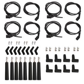 551083 Javouka 5ft Spark Plug Wire Set With Straight 90 135 Degree Boots 8pcs Co... Fast Ship 551083 Javouka 5ft Spark Plug Wire Set With Straight 90 135 Degree Boots 8pcs Co... Fast Ship