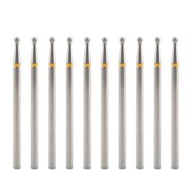 Kads E00145-18d-10p Carbide Diamond Sanding Bit For Nail Prep Shaping Upgrade Drill Ti