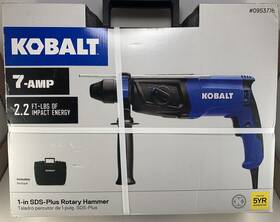 0953776 Kobalt 7 Amp Rotary Hammer With Case 0953776-new Factory Sealed