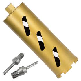 Lcubro Lc-aa-51-22a 4 Inch Dry Core Drill Bits For Cured Concrete With Rebar Brick Block Masonry Etc