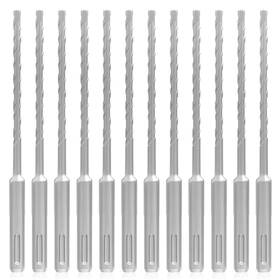 Macxcoip 1/4-12pcs 12pcs 1/4 Inch Sds Plus Rotary Hammer Drill Bits Set Masonry For Macxcoip 1/4-12pcs 12pcs 1/4 Inch Sds Plus Rotary Hammer Drill Bits Set Masonry For