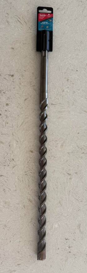 B-61438 Makita 7/8 Inch X 21 Sds-max Bit 6-cutter New B-61438 Makita 7/8 Inch X 21 Sds-max Bit 6-cutter New