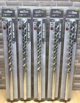 397976 Master Mechanic 5- 3/4 Inch X 13 Extra Length Masonry Drill Bits 1/2 Shank Sealed 397976 Master Mechanic 5- 3/4 Inch X 13 Extra Length Masonry Drill Bits 1/2 Shank Sealed