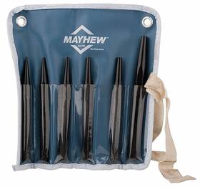 61340 Mayhew Tools Solid Punch Set Not Tether Capable 61340 Mayhew Tools Solid Punch Set Not Tether Capable