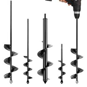 Adb-4 Mazing Auger Drill Bit For Planting 4pcs Garden Ground Earth Spiral Bi Adb-4 Mazing Auger Drill Bit For Planting 4pcs Garden Ground Earth Spiral Bi