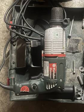 06011423 Metabo 120v Bhe 6011 Hammer Drill With Case 06011423 Metabo 120v Bhe 6011 Hammer Drill With Case