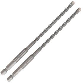 Narwhal 810147653713 3/16 Inch Masonry Drill Bits 2 Pack - 6 Length Industrial Grade Carbide Ti Narwhal 810147653713 3/16 Inch Masonry Drill Bits 2 Pack - 6 Length Industrial Grade Carbide Ti