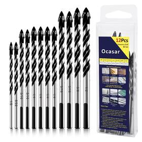 Jf-017 Ocasar 12pcs Masonry Drill Bit Set And Concrete Professional Jf-017 Ocasar 12pcs Masonry Drill Bit Set And Concrete Professional