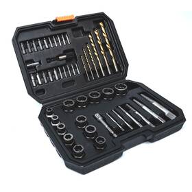 6542hss Panovos 710702403121 48pcs Damaged Screw Extractor Bolt Set/left Drill Bit Set 6542hss Panovos 710702403121 48pcs Damaged Screw Extractor Bolt Set/left Drill Bit Set