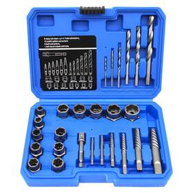 Bc-12 Pmmj 26 Piece Impact Bolt And Spiral Screw Extractor Set Hand Drill Bit Kit Stri Bc-12 Pmmj 26 Piece Impact Bolt And Spiral Screw Extractor Set Hand Drill Bit Kit Stri
