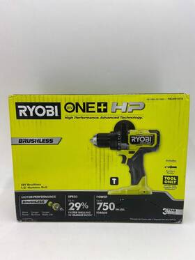 Pblhm101b Ryobi New 1/2 Hammer Drill 18v Brushless Pblhm101b Ryobi New 1/2 Hammer Drill 18v Brushless