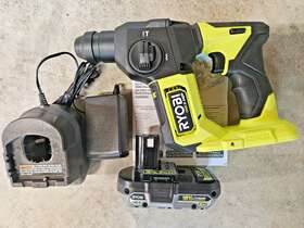Psbrh01 Ryobi New One Hp 18v Brushless 5/8 Inch Sds Rotary Hammer With 2.0ah Battery Psbrh01 Ryobi New One Hp 18v Brushless 5/8 Inch Sds Rotary Hammer With 2.0ah Battery