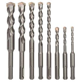 Sabre Tools 355513800433 8-piece Sds Plus Drill Bit Set Carbide Tipped Rotary Hammer Bits For