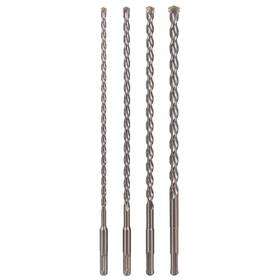 Sabre Tools 355513800440 4-piece 12in Sds Plus Drill Bit Set Carbide Tipped Rotary Hammer