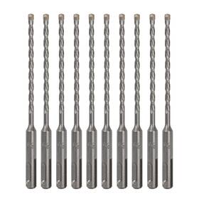 Sabre Tools 355513807807 10-pack Sds Plus 3/16 Inch X 6 Rotary Hammer Drill Bits Carbide Tipped For Bric