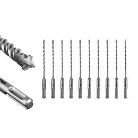 O06sc0601 Sali 10 Pcs 5/32 Inch 6 Sds Plus Rotary Hammer Drill Bit Concrete In O06sc0601 Sali 10 Pcs 5/32 Inch 6 Sds Plus Rotary Hammer Drill Bit Concrete In