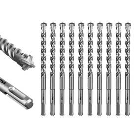 O06sc0804 Sali 10pcs 1/2 Inch 8 Sds Plus Rotary Hammer Drill Bit Kit For Concrete Brick