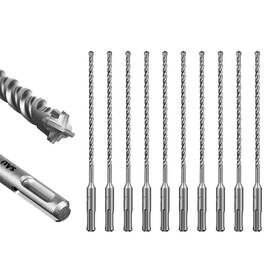 Sali O06sc0809 Sds Plus Rotary Hammer Drill Bit 10 Pcs 7/32 Inch 8 Concrete Kit