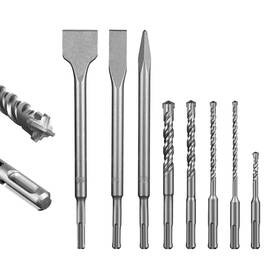 O06sczt04 Sali 8pcs Sds Plus Rotary Hammer Drill Bit Set - Concrete Kit Cro