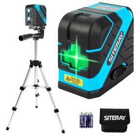 Siteray 772168025859 Laser Level With Tripod Self Leveling 98.5ft Cross Line Magnetic