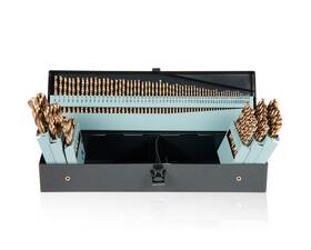 Stratmet 793313716422 115pcs Cobalt Drill Bit Set M35 High Speed Steel For Hardened