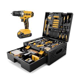 Sundpey Bydds003 267-piece Tool Kit With Drill - Basic General Home Complete... Fast Ship