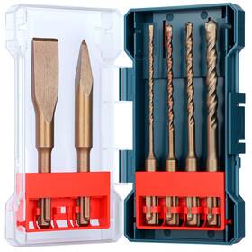 720101 Tgftgf 6-piece Rotary Hammer Drill Bit And Chisel Set Yg8c Carbide Tip S... Fast Ship 720101 Tgftgf 6-piece Rotary Hammer Drill Bit And Chisel Set Yg8c Carbide Tip S... Fast Ship