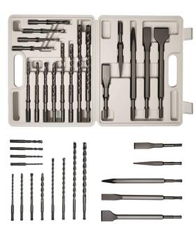 Ta01087026 Toolant Rotary Hammer Drill Bits Set With Chisels-masonry Bit Sds P