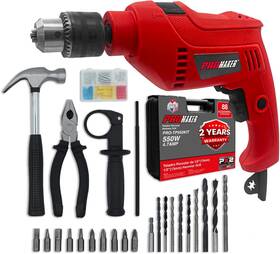 Tools 445016256233 Corded Drill With 88 Accesories 1/2-inch - Tool Set And Adjustable H Tools 445016256233 Corded Drill With 88 Accesories 1/2-inch - Tool Set And Adjustable H
