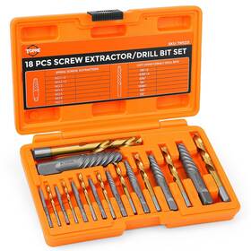 Tm1221 Topme Screw Extractor Set 18 Piece Easy Out And Left-... Fast Ship Tm1221 Topme Screw Extractor Set 18 Piece Easy Out And Left-... Fast Ship