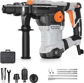 Towallmark 196336239778 12.5 Amp Rotary Hammer Drill 1-1/4 Inch Sds-plus 4 In 1 Multi-functional 1500