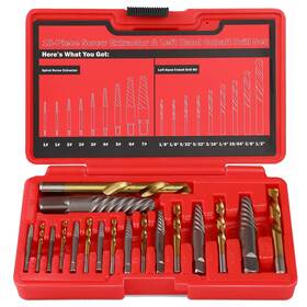 Uewtedb18 Uyecove 18pcs Screw Extractor Set And Left Hand Drill Bits Easy Out Br... Fast Ship Uewtedb18 Uyecove 18pcs Screw Extractor Set And Left Hand Drill Bits Easy Out Br... Fast Ship
