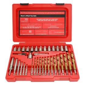 Uewtes35-36u Uyecove 40pcs Screw Extractor Set Left Hand Drill Bit 6542/4341 Hss Easy Out Bo Uewtes35-36u Uyecove 40pcs Screw Extractor Set Left Hand Drill Bit 6542/4341 Hss Easy Out Bo