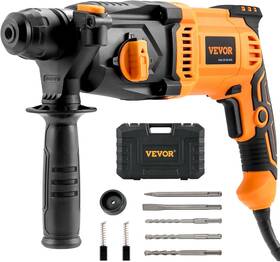 Vevor 445003016031 1 Inch Sds-plus Rotary Hammer Drill 8a Corded Safety Clutch Concrete Vevor 445003016031 1 Inch Sds-plus Rotary Hammer Drill 8a Corded Safety Clutch Concrete