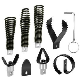 Viybtue 605195320737 8-piece Drain Snake Drill Attachment Cutter And Auger Set Compatible With 5