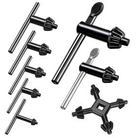 Dzt4-339 Waltool 8pcs Universal 4 In 1 Drill Chuck Key Wrench And 3/4 Inch 5/8 1/2 3/8 1/4 5/3 Dzt4-339 Waltool 8pcs Universal 4 In 1 Drill Chuck Key Wrench And 3/4 Inch 5/8 1/2 3/8 1/4 5/3