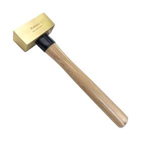 Br2106b-1004 Wedo Brass Flat Hammer 1000g 2lb Sledge With Fiberglass Handle Leng Br2106b-1004 Wedo Brass Flat Hammer 1000g 2lb Sledge With Fiberglass Handle Leng