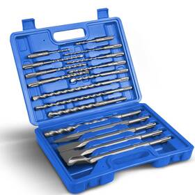 Wod15 Worker Bee Sds Plus Rotary Hammer Drill Bits And Chisels Set Concrete Masonry H