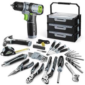 Workpro 820909605560 43pcs Cordless Lithium-ion Drill Driver And Toolbox 8v 2.0 Ah Power Dr