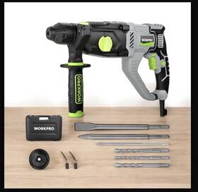 B0b5dt14f9 Workpro Premium 1-1/4 Inch Sds-plus Rotary Hammer Drill 7.5 Amp