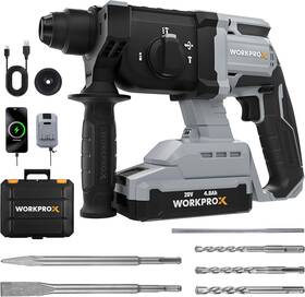 Workprox 820909767831 20v Cordless Rotary Hammer Drill 7/8 Inch Sds-plus 2.0j New Workprox 820909767831 20v Cordless Rotary Hammer Drill 7/8 Inch Sds-plus 2.0j New