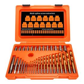 Xea-039 Xewea 35-pieces Screw Extractor Set And Left Hand Drill Bits Easy Out E Xea-039 Xewea 35-pieces Screw Extractor Set And Left Hand Drill Bits Easy Out E