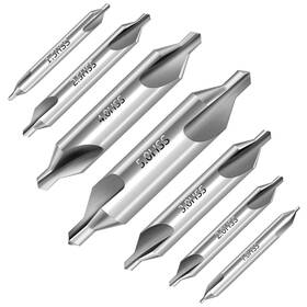Xinodle Xtf-04 Center Drill Bit Set - M2 High Speed Steel 7pcs 60-degree Angle