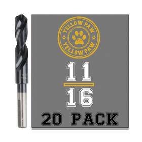 Yellow Paw 810147652969 11/16 Inch Drill Bit 20 Pack Industrial Grade M35 Cobalt Titanium Aluminum Yellow Paw 810147652969 11/16 Inch Drill Bit 20 Pack Industrial Grade M35 Cobalt Titanium Aluminum