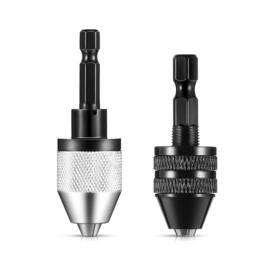 Yt-89yt Yitaocity 2pcs 1/4 Inch Hex Shank Keyless Drill Chuck Bit Fast Chan Yt-89yt Yitaocity 2pcs 1/4 Inch Hex Shank Keyless Drill Chuck Bit Fast Chan