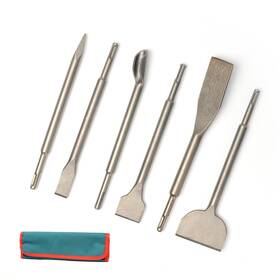 051-dy-cj-6 Yosight 6pcs Sds-plus Rotary Hammer Chisel Set Carbide-tipped Chisels With Stora 051-dy-cj-6 Yosight 6pcs Sds-plus Rotary Hammer Chisel Set Carbide-tipped Chisels With Stora