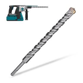 Yosight 156-dy-szzt-3-4-12 3/4 Inch X 12 Sds Plus Rotary Hammer Drill Bit Cross Tip Double Threade