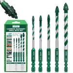 Masonry Drill Bit Set 5PCS (5/32"-3/8"), Four Blade Serrated Eccentric Tungst.... Fixed Price $22.39.