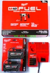 New Milwaukee 2912-20 Fuel 1" Sds Plus Rotary Hammer, 2) 5.0AH Battery, Charger. Fixed Price $435.97.